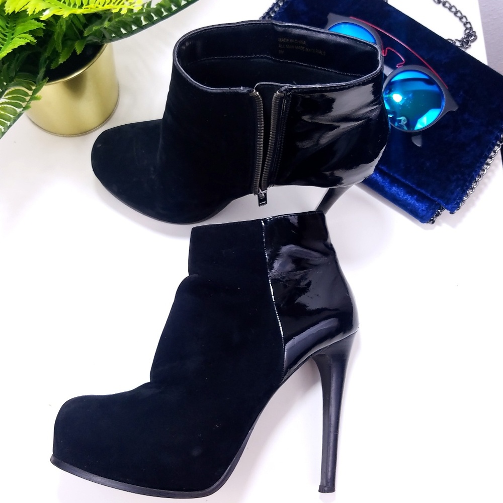 Steve Madden Jacquie suede platform booties inv#21